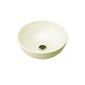Rak Shine 400x400x160 Bowl Table Top Wash Basin Ivory