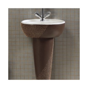 Sonet Simin Set 19x19inch Premium Pedestal Designer Wash Basin