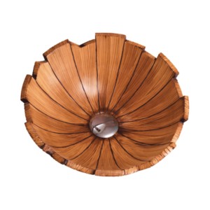 Simpolo Sleek 185 - 370x370x125mm Hand Crafted Wash Basin