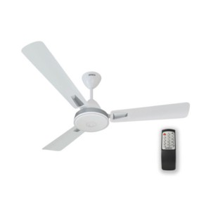 Oceco Smart E1 1200mm 340RPM White Ceiling Fan with Smart Remote Control