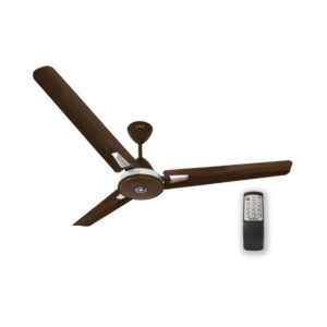 Oceco Smart H1 1400mm 290RPM Metallic Brown Ceiling Fan with Smart Remote Control