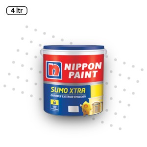 Nippon Paint Sumo Xtra Exterior Emulsion White 4L