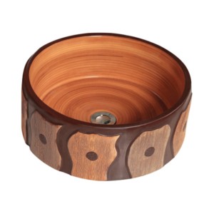 Simpolo Sun 400 - 390x390x150mm Hand Crafted Wash Basin