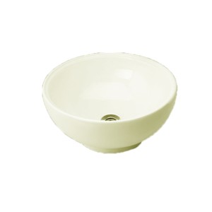 Rak Sun 410x410x190 Bowl Table Top Wash Basin Ivory
