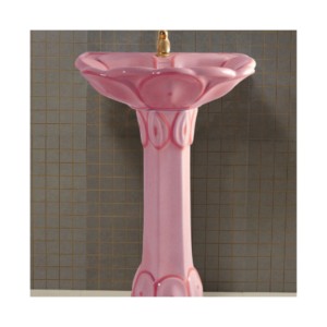 Sonet Supreme Rustic Set 20x16inch Pedestal Designer Wash Basin