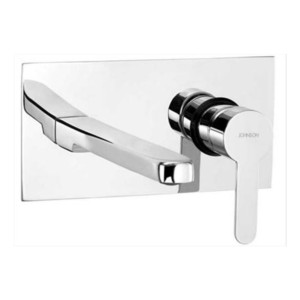 Johnson Rejoice Single Lever Wall Mounted Basin Mixer Quarter Turn