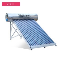 Hykon HexaP260 Mirror Finish outer tank and end dish, PP Inner Tank, 58x2100 Evacuated 20 Glass Tubes 2000PM Premium Solar Water Heater