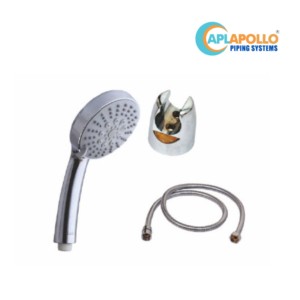 APL Apollo Cap ABS Hand Shower with 1.5meter Hose & Hook