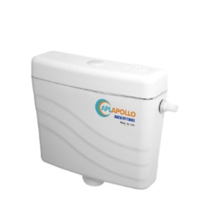 APL Apollo Wave Single Flush Cistern Off White