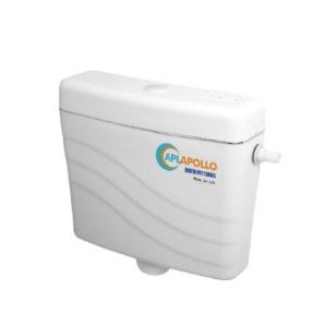 APL Apollo Wave Dual Flush Cistern Off White