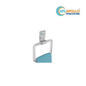 APL Apollo Crystal Acrylic Towel Ring Transparent Square