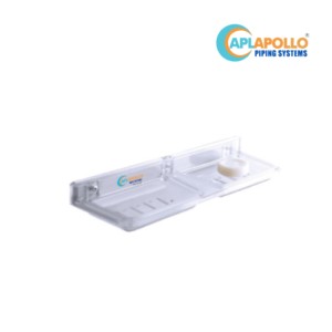 APL Apollo Crystal Acrylic Soap Dish Double Transparent