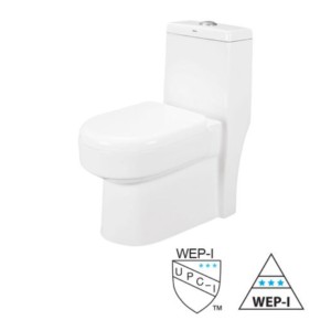 Somany Tesla 355x650x730mm P-Trap 180mm One Piece Water Closet with Wash Down Flush system
