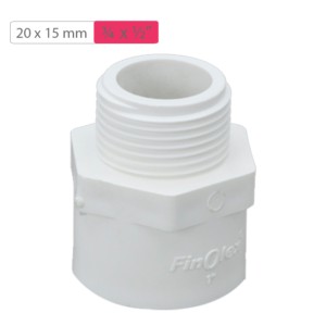 Finolex ASTM Reducing MTA Brass Insert 20x15mm 0.75x0.5inch