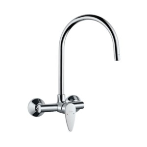 Jaquar Vignette Prime Single Lever Sink Mixer With Swinging Spout on Upper Side (Wall Mounted Model) With Connecting Legs & Wall Flanges