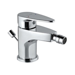 Jaquar Vignette Prime Single Lever 1 Hole Bidet Mixer with Popup Waste System with 375mm Long Braided Hose