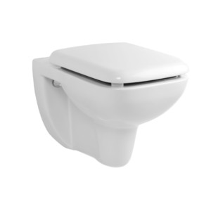 Eauset Ashley 495x355x365 White Wall Hung Water Closet with Seat Cover
