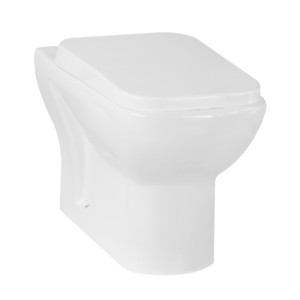 Eauset Ashley 555x350x400 S Trap 100mm White Back to Wall Floor Mounted Water Closet