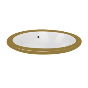 Eauset Azura 465x320x190 White Under Counter Wash Basin