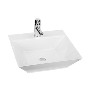 Eauset Brenta 455x455x130 White Over Counter Wash Basin