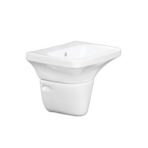 Eauset Dora 460x350x400 White Wash Basin with WDO0802SW Half Pedestal