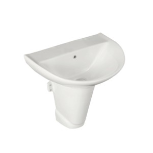 Eauset Fuji 570x440x440 White Wash Basin with WFU0802SW Half Pedestal