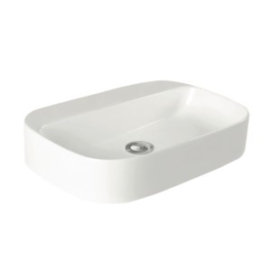 Eauset Kristle 540x370x110 White Over Counter Wash Basin
