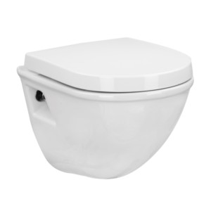 Eauset Kristle 360x520x370 White Wall Hung Water Closet with UF Seat Cover