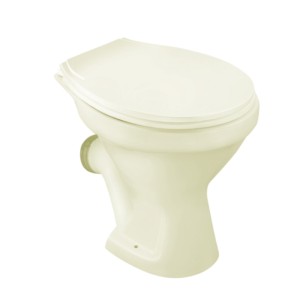 Eauset Montana P Trap 180mm Ivory Floor Mounted Water Closet without Seat cover