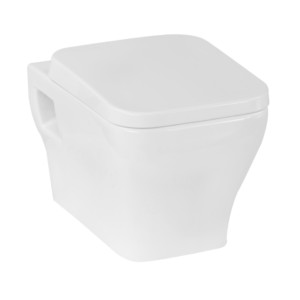 Eauset Otra 535x365x340 White Wall Hung Water Closet with Seat Cover