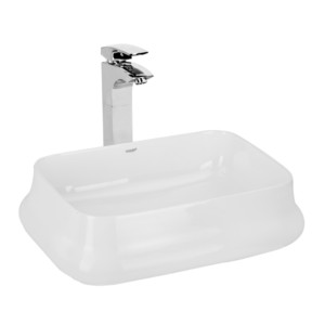 Eauset Purete 450x450x150 White Over Counter Wash Basin