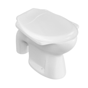 Eauset Stanley 595x450x415 S Trap 100mm White Floor Mounted Water Closet with SC5401SW Seat Cover