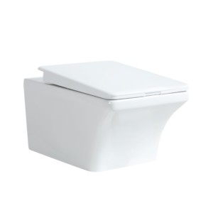 Eauset Venta 520x360x320 White Wall Hung Water Closet with PP Seat Cover