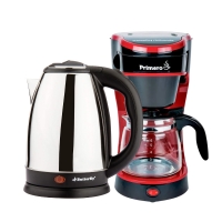 Morphy Richards Primero Coffee Maker and Butterfly EKN 1.5L Electric Kettle