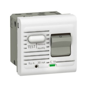 Legrand ArteorTM RCBO 16A SPN 2 module