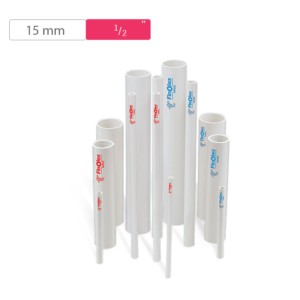 Finolex ASTM PVC-U 15mm 0.5inch 6meter Threaded SCH40 Plumbing Pipe