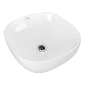 Somany Ava 402x402x150mm Thin Rim Over The Counter Art Wash Basin