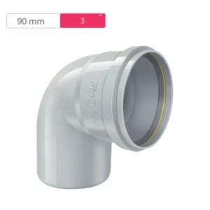 Finolex SWR Ring Bend 87.5° Plain 90mm 3inch