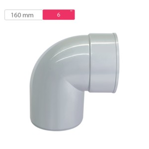 Finolex SWR Selfit Bend 87.5° Plain 160mm 6inch