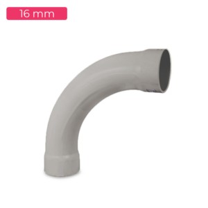 Shine Plast PVC Electrical Bend 16mm Grey Medium