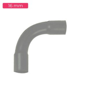 Shine Plast PVC Electrical Bend 16mm Grey ISI