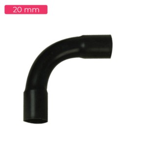 Shine Plast PVC Electrical Bend 20mm Black ISI