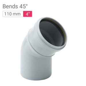 Star SWR Drainage Bends 45° 110mm 4inch Heavy