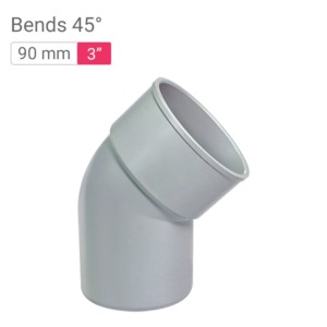 Star SWR Drainage Bends 45° 90mm 3inch