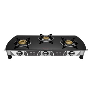 Preethi Blaze 3B Glass Top Gas Stove
