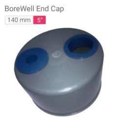 Star PVC BoreWell End Cap 140mm 5inch Heavy
