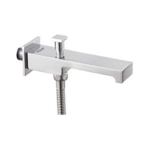 Eauset Brenta Pro Bath spout with provision for hand showers with Wall Flange