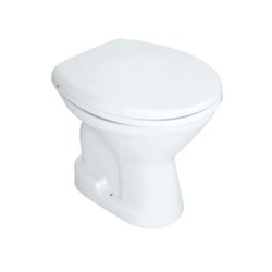 Parryware Petite Concealed 560x360x400mm S Trap Neutral European Water Closet with E8309 Petite Plus Regular Seat Cover
