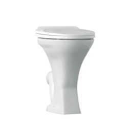 Parryware Carron 460x360x470mm White Closet with E8094 Solid Soft Close Seat Cover