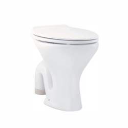 Parryware Utsav Petite 515x360x405mm S Trap Warm Water Closet with E8309 Utsav Petite Plus Seat and Cover
